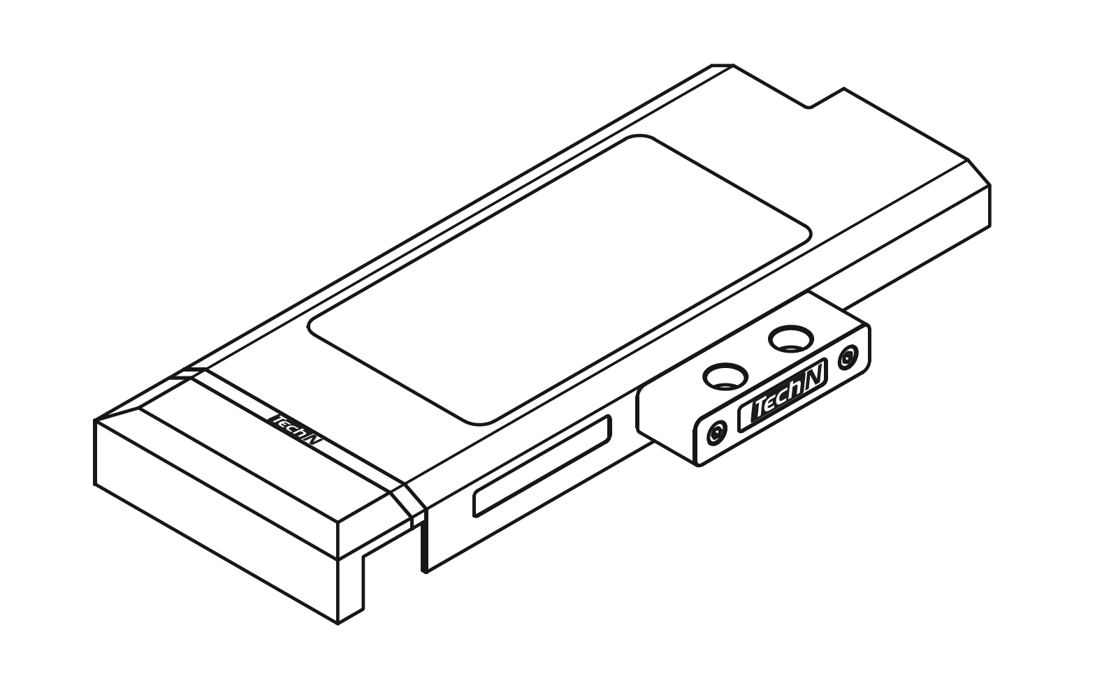 Water block with G¼“ connector